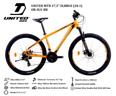 Sepeda Gunung United MTB 27.5 Elbruz