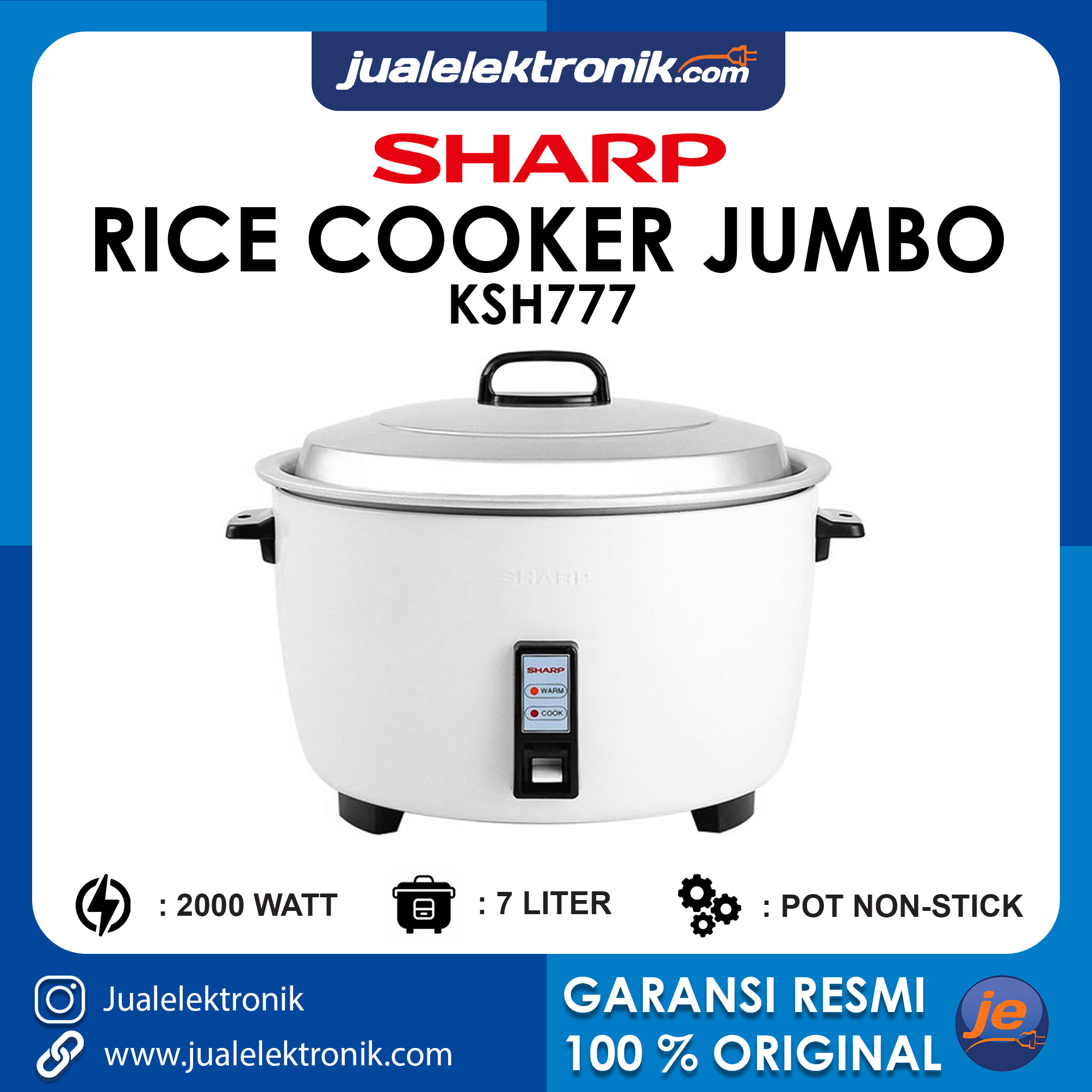 rice cooker sharp 7 liter