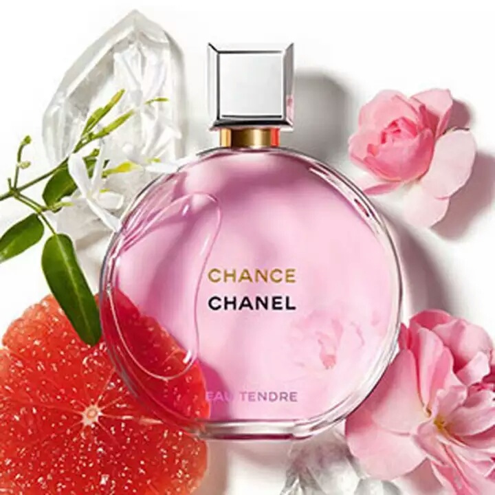 light pink chanel perfume