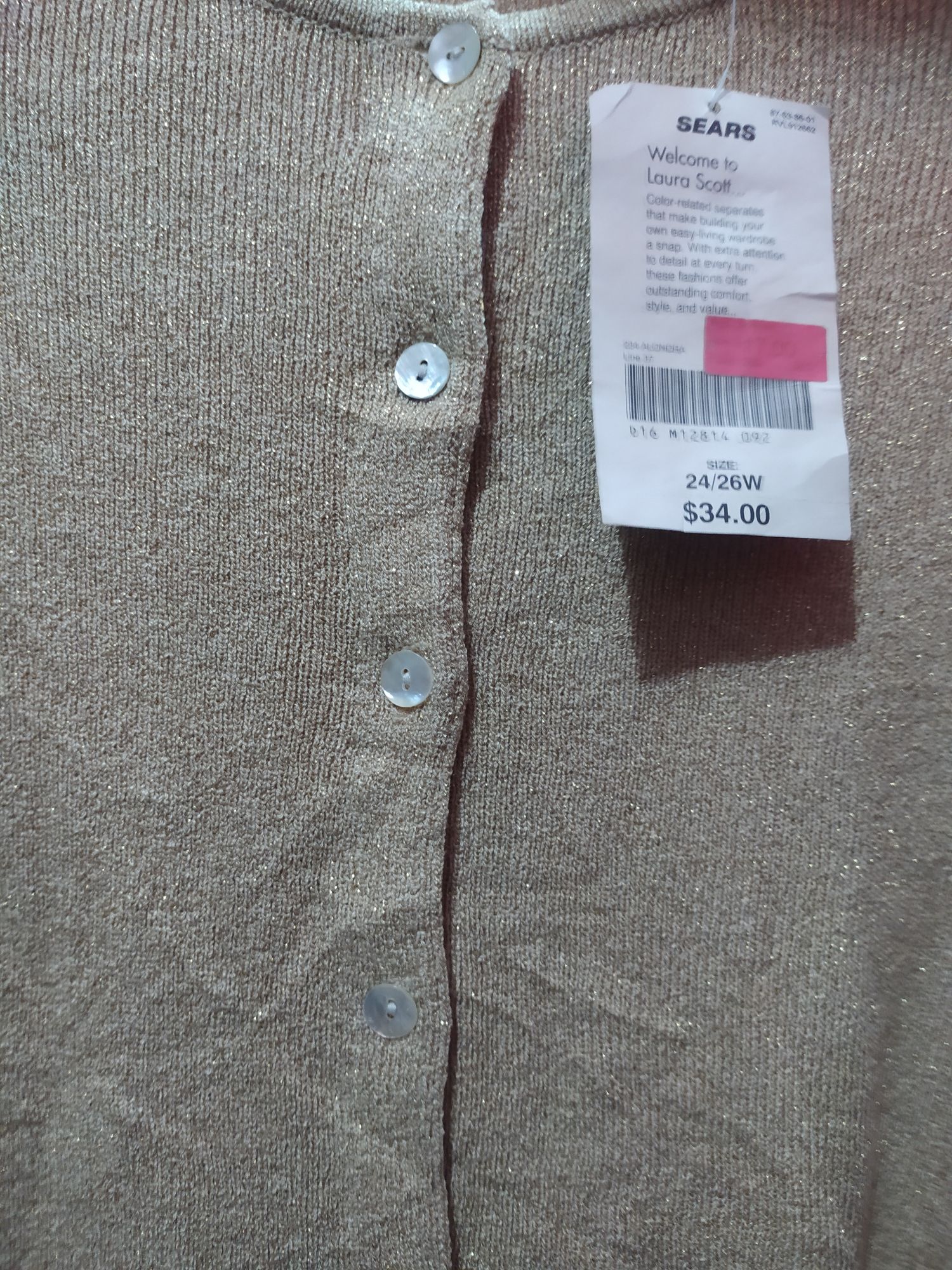 CARDIGAN RAJUT OVERSIZE GLITTER 