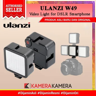 Lampu Video Vlog ULANZI W49 Video Light LED Lampu Studio Foto for DSLR Mirrorless or Smartphone Camera