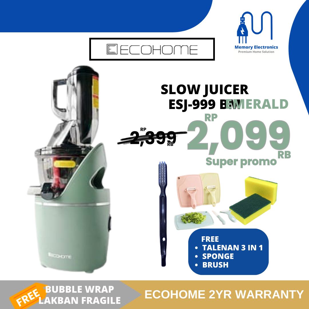 SLOW JUICER COLD PRESS ECOHOME AMPAS KERING GARANSI 2 TAHUN Lazada Indonesia