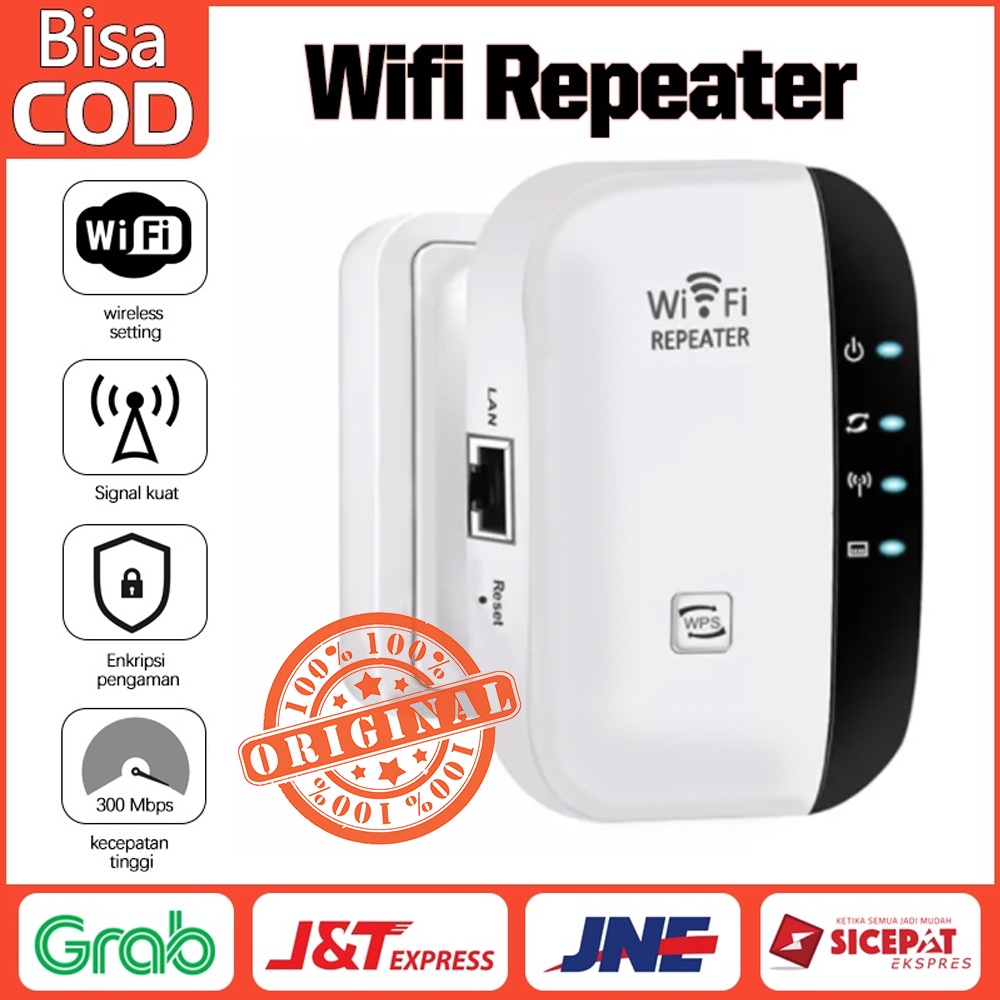 PENGUAT Sinyal WIFI Repeater 300Mbps Wireless WiFi Signal Range Extender  Wifi Access Point not xiaomi extender pro