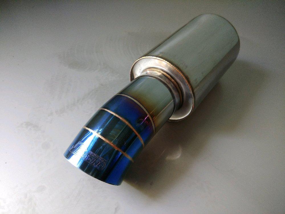 Knalpot Mobil JS Racing Biru Agya Ayla Brio Jazz Avanza Xenia City Civic Genio Estilo HRV Sigra