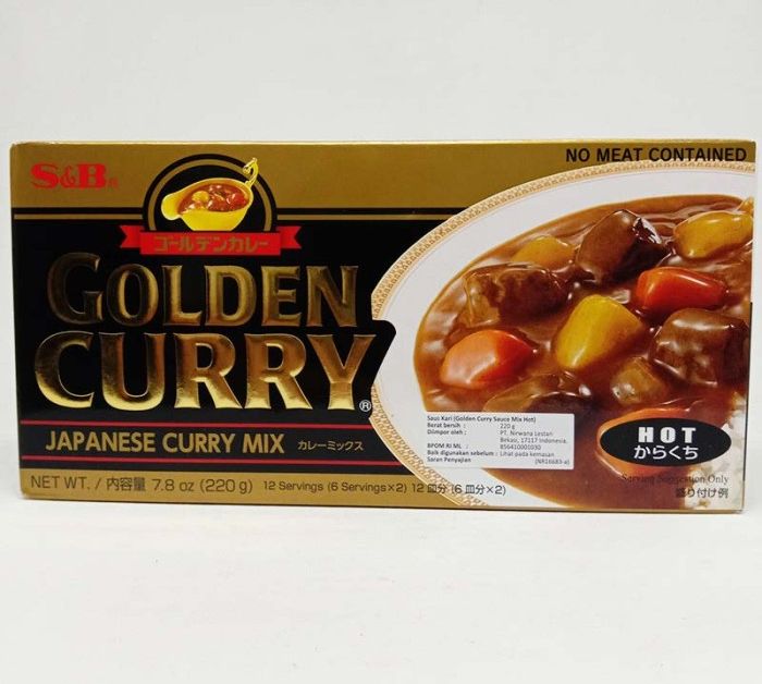 S&B Golden Curry Japanese Curry Mix Hot 220 Gram | Lazada Indonesia