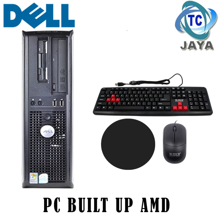 PC / Komputer Built Up Slim DELL - AMD 