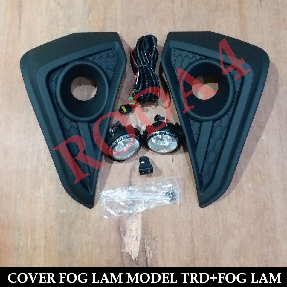Paket Fog Lamp dan Ring Fog Lamp All New Rush - Terios 2018 Warna Hitam