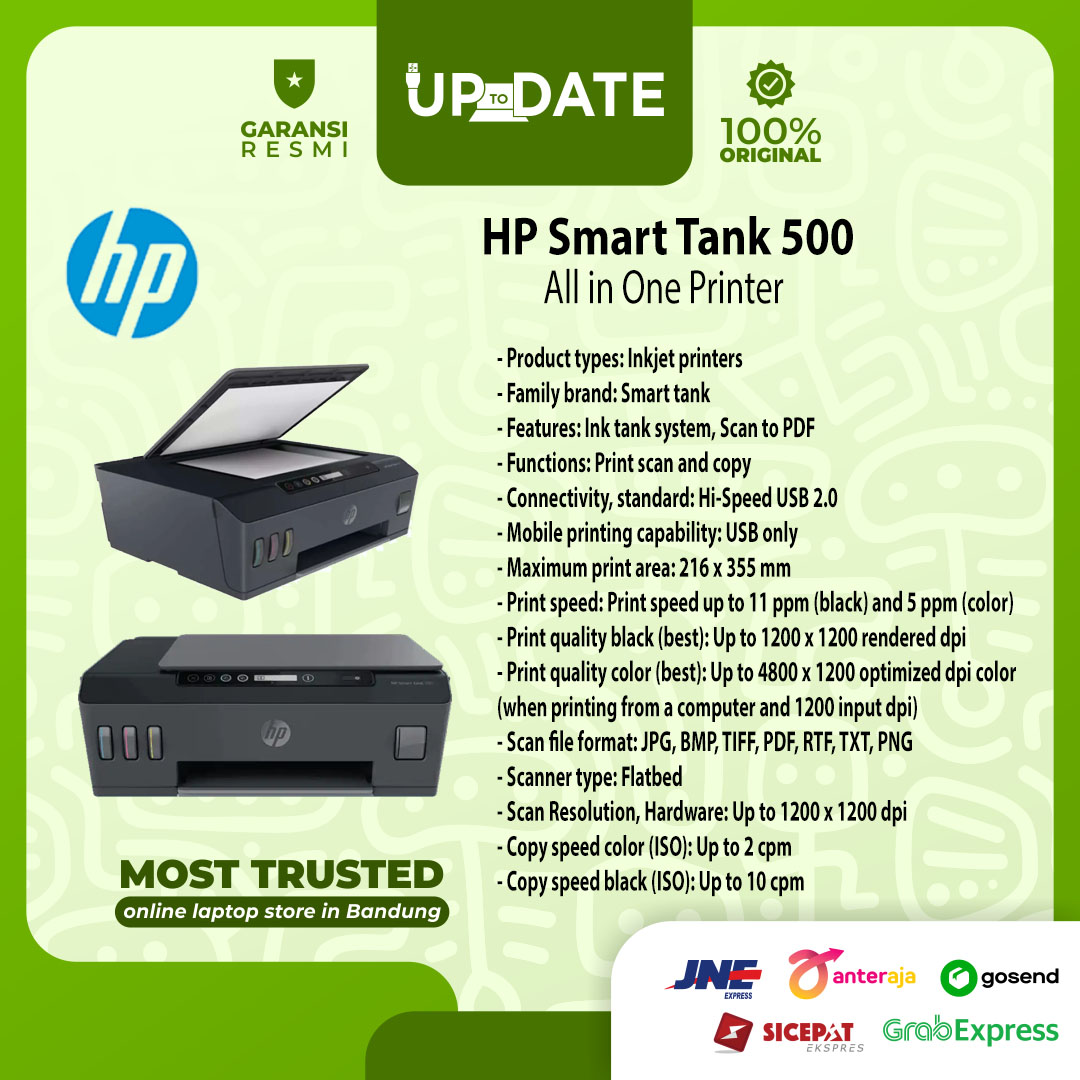 HP Smart Tank 500 All in One Printer 