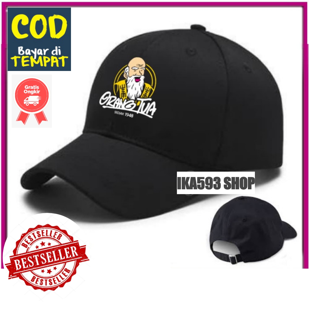 GRATIS SISIR SAKU MINI - TOPI BASEBALL 