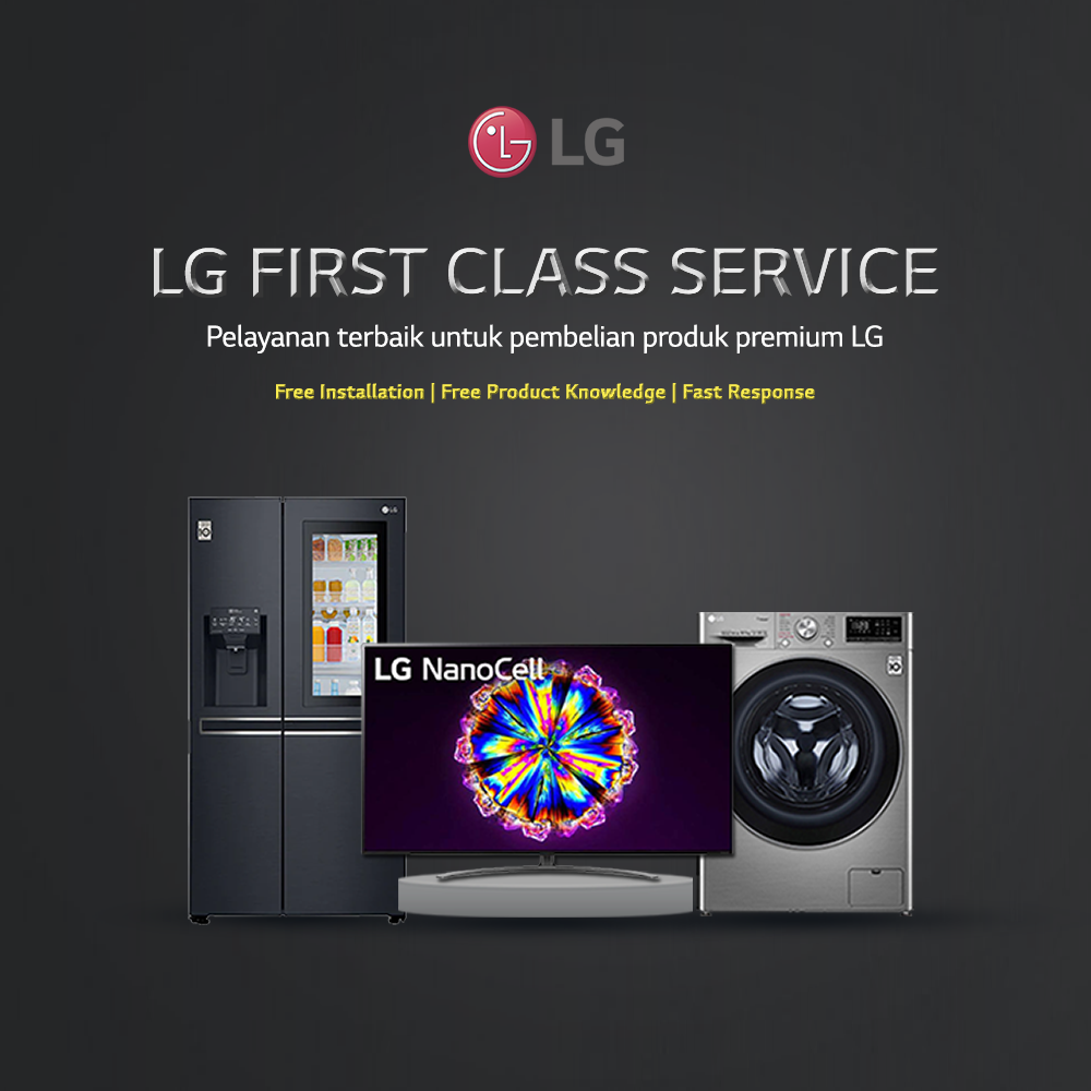 LG Mesin Cuci Front Loading 7 Kg FM1007N3W Inverter Direct Drive