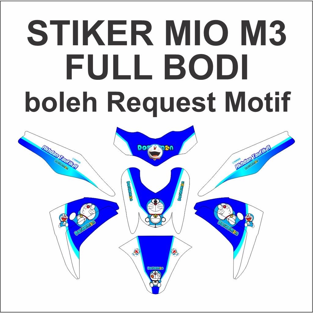 Stiker Motor Mio M3 MIO Z Full Body Pola Lipat Lazada Indonesia
