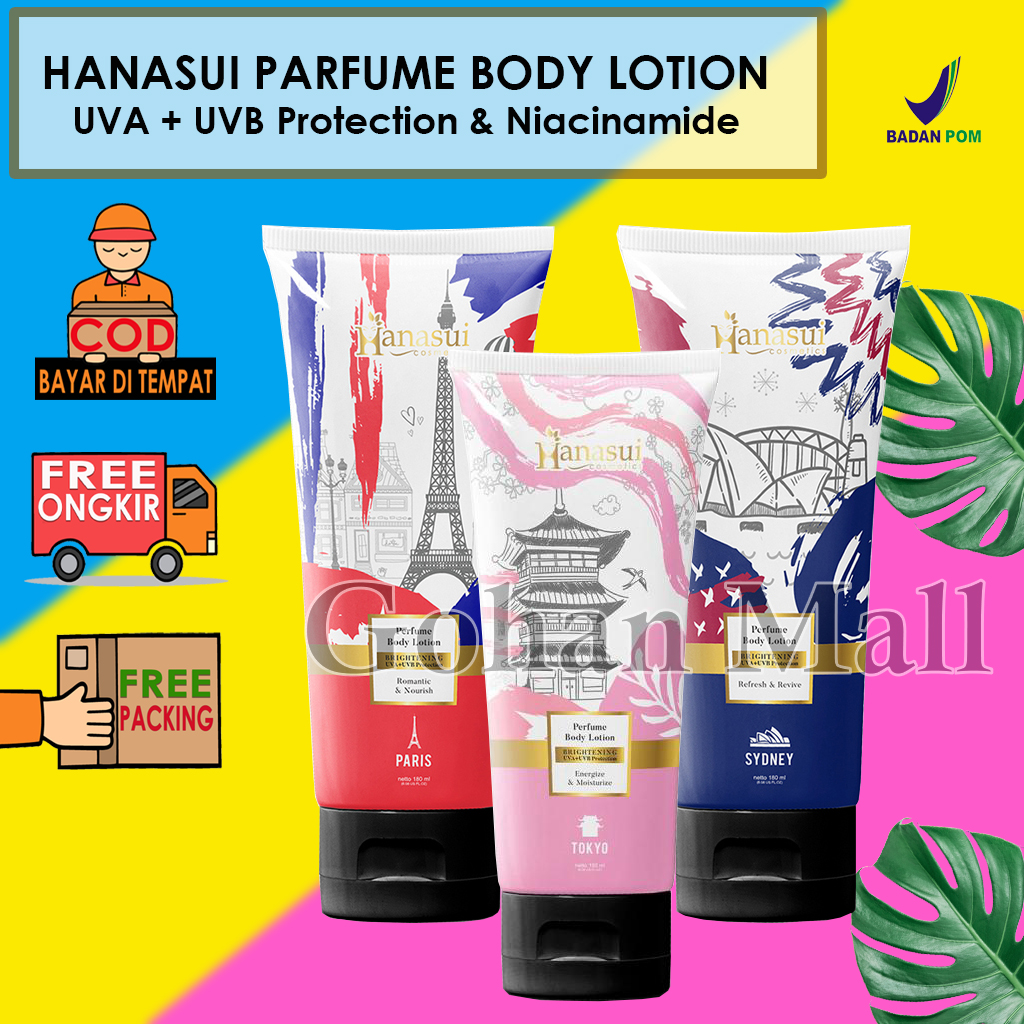 HANASUI PARFUME BODY LOTION TOKYO SYDNEY PARIS HAND BODY Lazada Indonesia