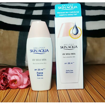 sunscreen skin aqua uv mild milk