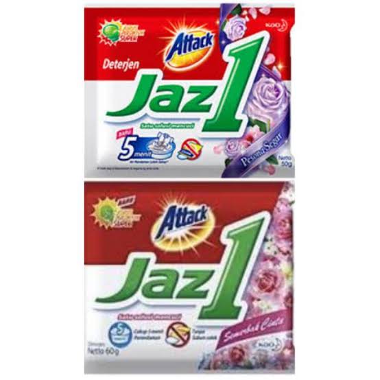 Attack Jaz1 53g / Renceng Lusin 6 Sachet Pcs 53gr Dus Ungu Detergen ...