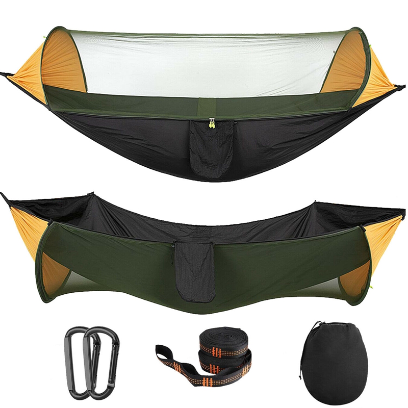 [kfsg] เปลมุ้ง เปลสนาม มีมุ้งกันยุง กันแมลง เปลแคมป์ปิ้ง กางเต้นท์ เดินป่า Portable Tent Camping Hammock with Mosquito Net Multi Use Portable Hammock Swing Tent for Hiking Camping