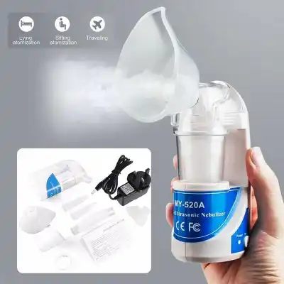 Alat Terapi Pernafasan Ultrasonic Inhaler Nebulizer Uap Bayi Pilek USB