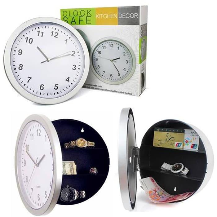 BEST SELLER Safe Clock - Brankas Unik Bentuk Jam Dinding - SkoKSuJb