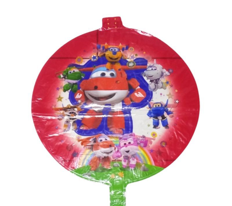 Balon SUPER WINGS / Balon Foil Super Wings Jet Dizzy Donnie Jerome Sky