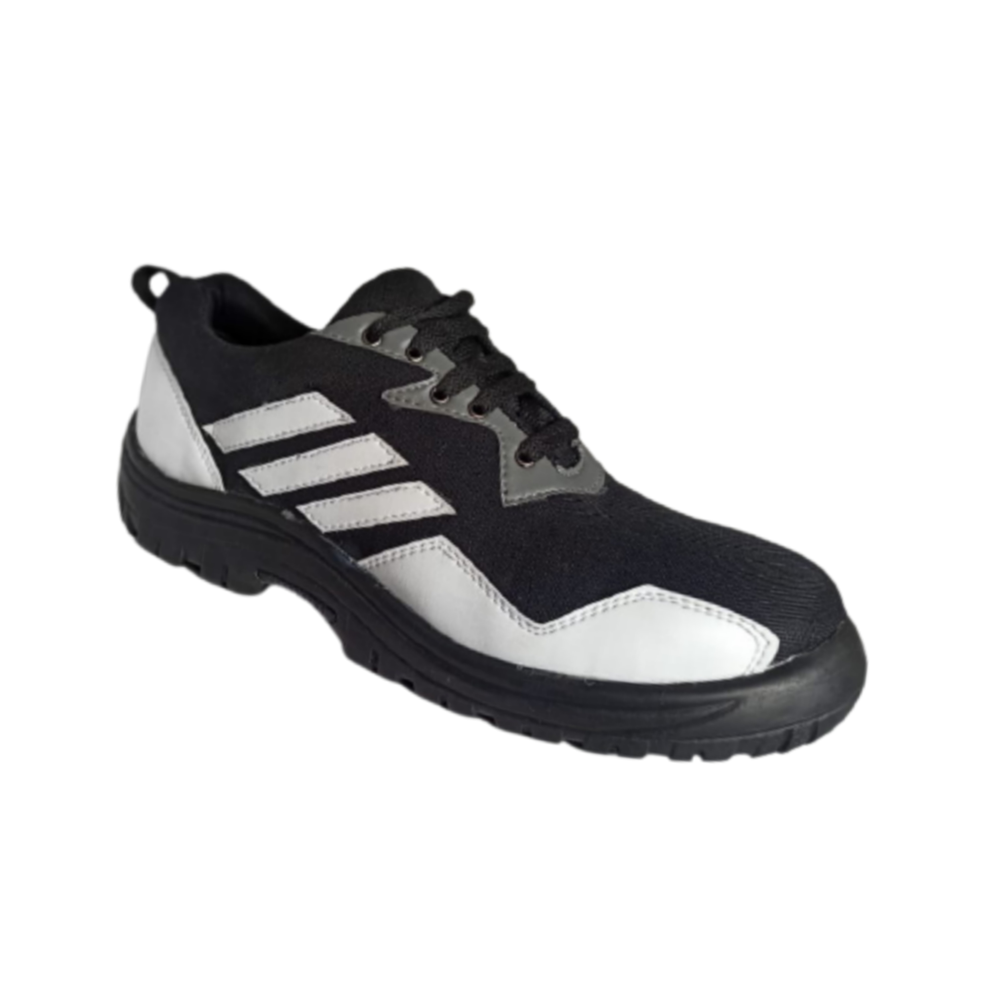 Sepatu Safety Sport Handymen NSS 01 black white low cut sneaker safety