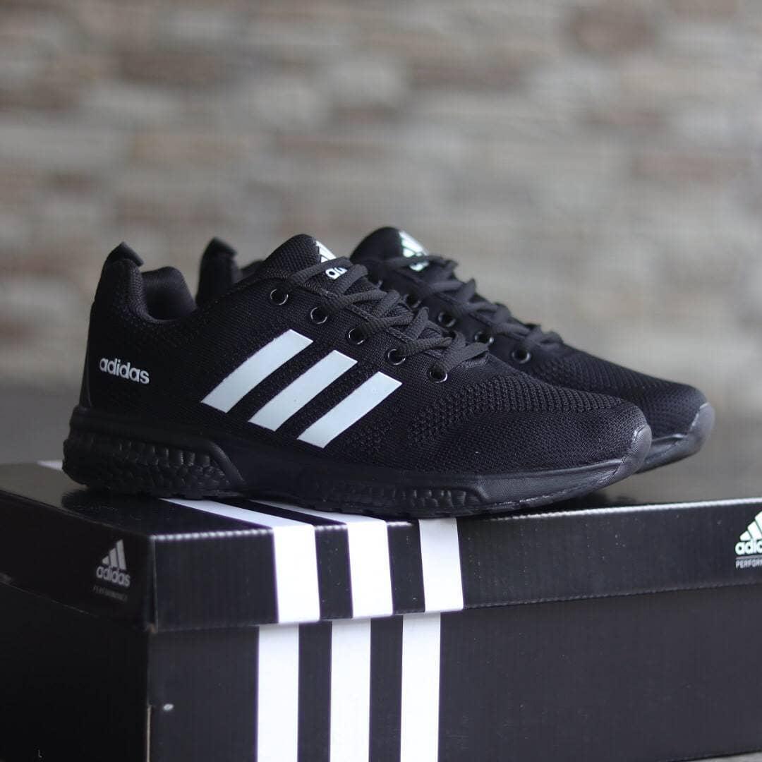 Sepatu Sneakers Olahraga Running Adidas1 Climacool Warna Hitam