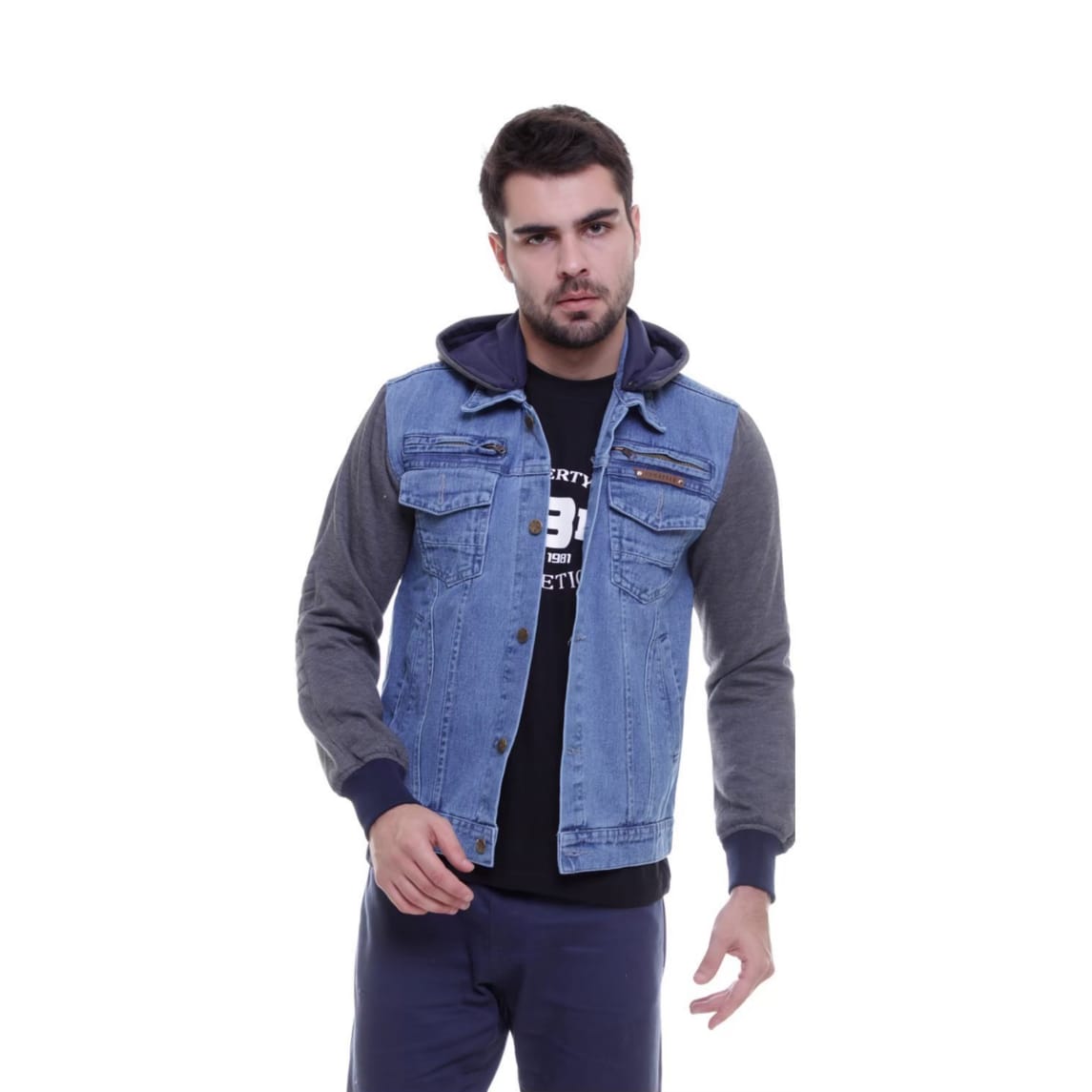 Jual Denim Hoodie Pria Terbaru - Jul 
