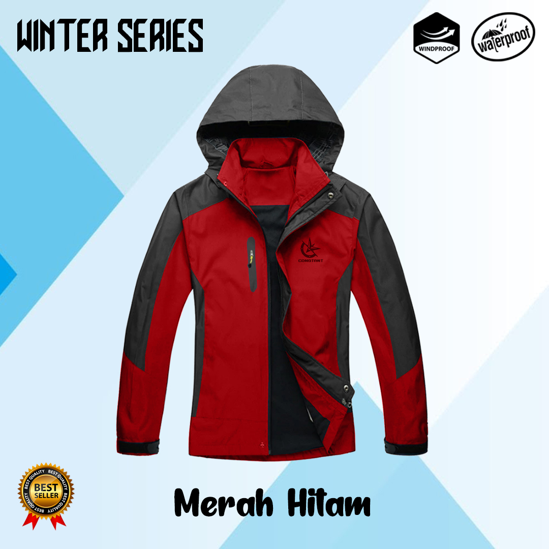 Jaket Gunung Outdoor Pria Waterproof Jaket Outdoor Polyester