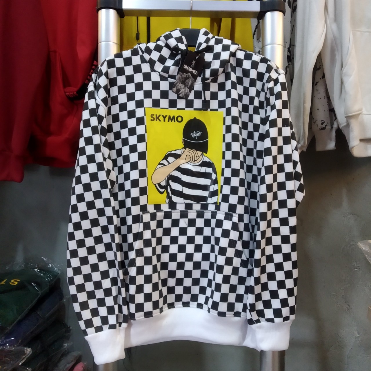 jaket checkerboard