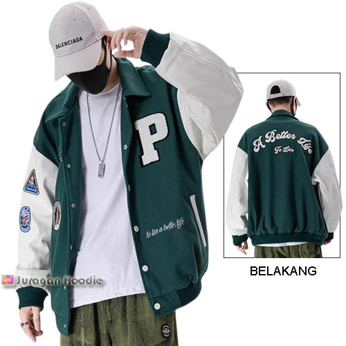 Inspirasi Outfit on X: Jaket varsity baseball korean — a thread   / X