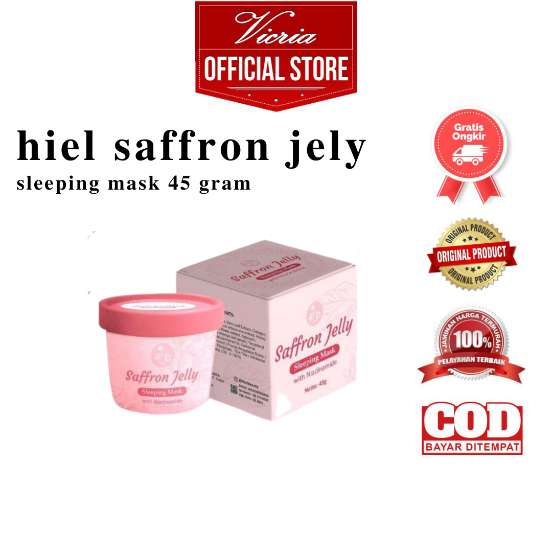 ORIGINAL HIEL saffron jelly sleeping mask with niacinamide, saffron
