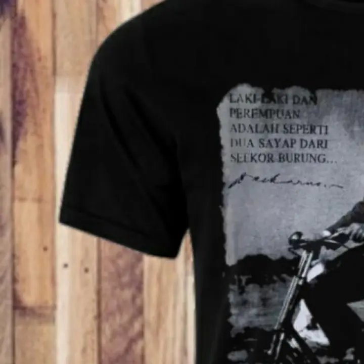 Promo T Shirt Distro Pria Trendy Kaos Oblong Kaos Logo Kaos Nasionalisme Pahlawan Soekarno Full Katun Variasi Warna Dan Gambar