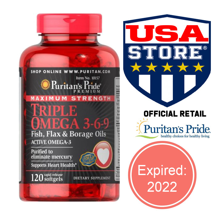 Triple Omega 3 6 9 120 Softgel - 120 Sg 
