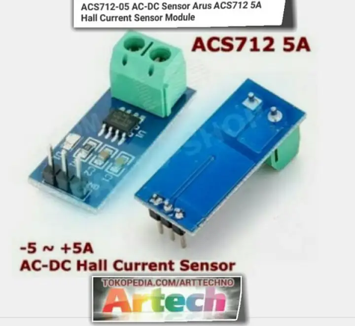Murah Acs712 05 Ac Dc Sensor Arus Acs712 5a Hall Current Sensor Module Keren Lazada Indonesia