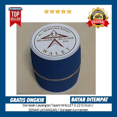 Gelasan Layangan Tajam Wallet 0 22 Silicon Senar Layangan Gelasan Turnamen Gelasan Walet Silicone Lazada Indonesia