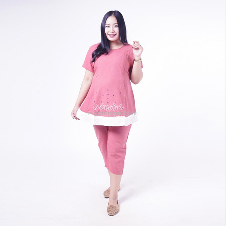 Mama Hamil Setelan Baju Hamil Menyusui Lengan Pendek Renda Putih Bintang - Atasan Ibu Hamil - Atasan Pendek Ibu Hamil - Baju Hamil Menyusui - Baju Hamil Muslim - Atasan Hamil Menyusui - Baju Hamil Murah - Dress Ibu Hamil - Baju Hamil Surabaya - STD 86