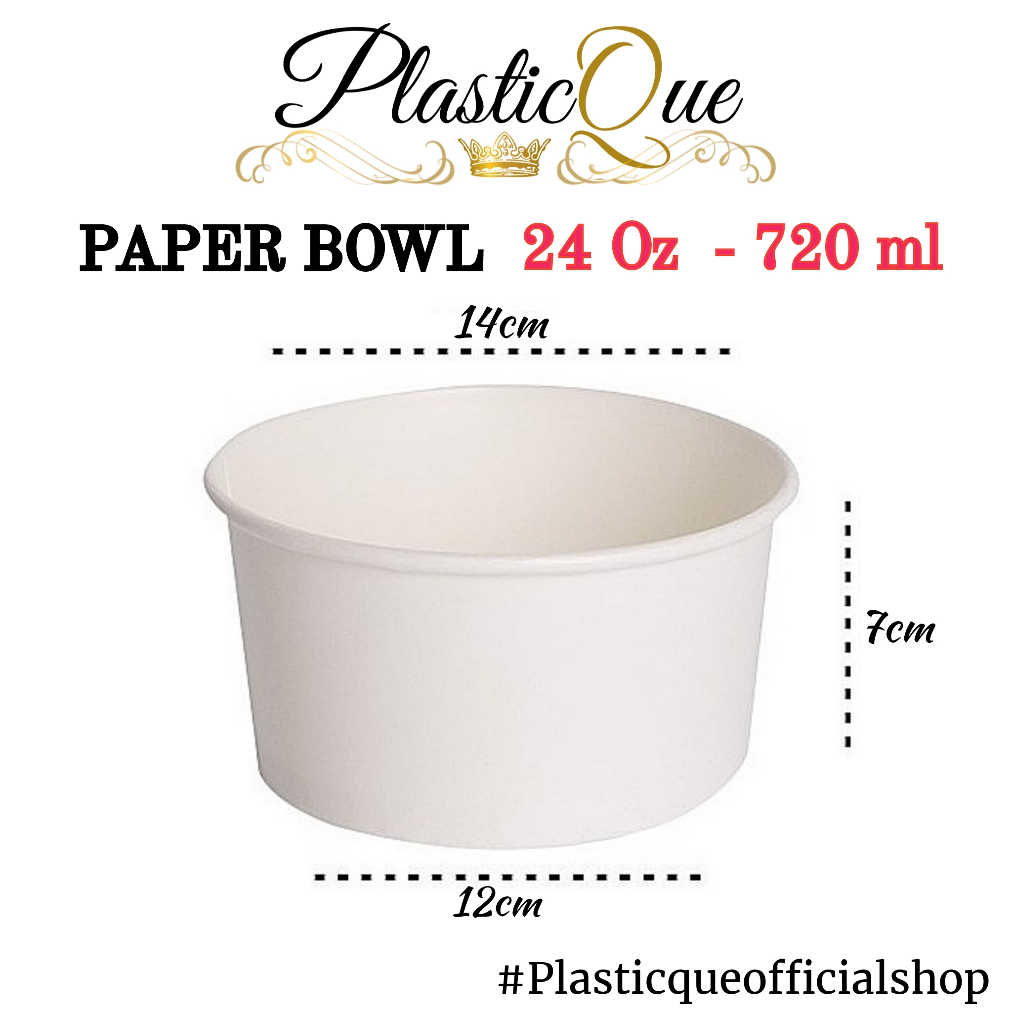 PAPER BOWL 720ML 24OZ 720 ML 24 OZ MANGKOK KERTAS TEMPAT CUP KUAH WADAH PAPER BOWL 720ML 24OZ 720 ML 24 OZ MANGKOK KERTAS TEMPAT CUP KUAH WADAH