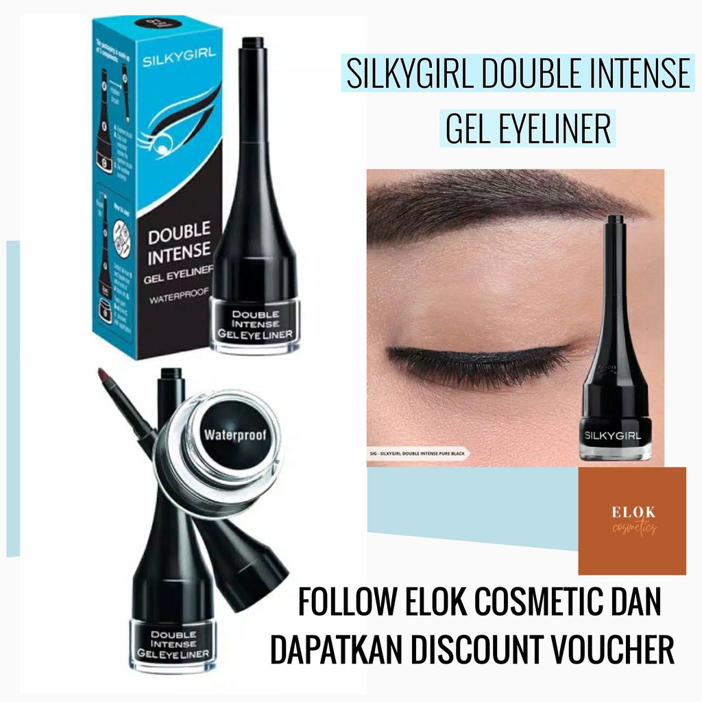AZ2R SILKYGIRL Double Intense Gel Eyeliner Hitam 2.3g ( silky girl