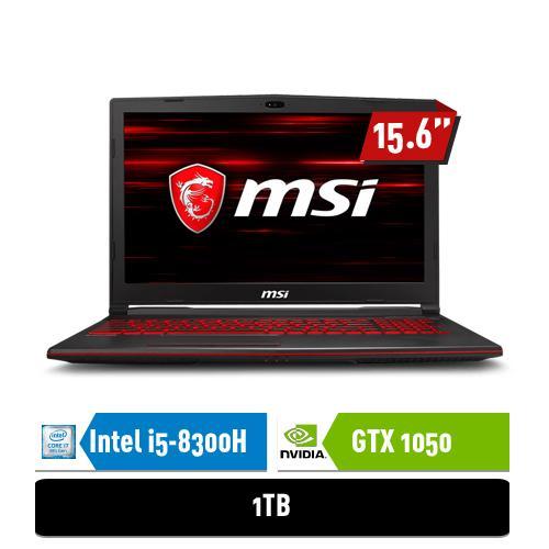 Laptop Gaming MSI GL63 8RC-249ID - FREE Targus Backpack + Upgrade RAM ke-8 GB