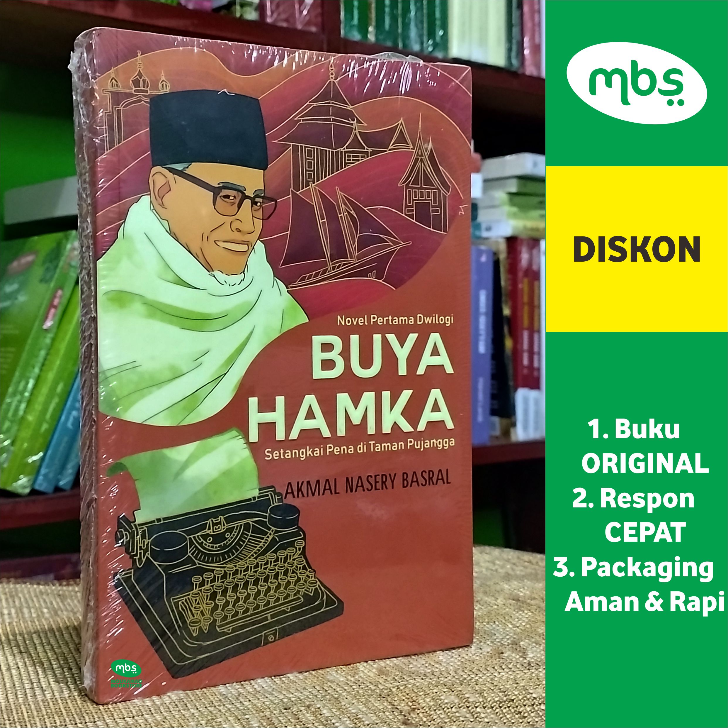 BUKU BUYA HAMKA - Setangkai Pena Di Taman Pujangga - Akmal Nasery ...