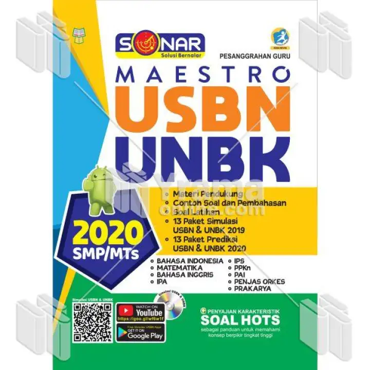Buku Sonar Maestro Usbn Dan Unbk Smp Mts 2020 Un Smp 2020 Lazada Indonesia