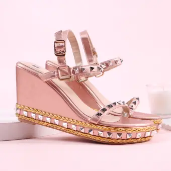 rose gold color heels