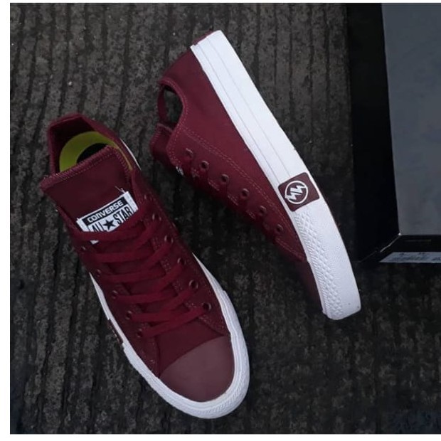 Beli Sepatu Converse Ori Merah Maroon Online Harga Terbaik