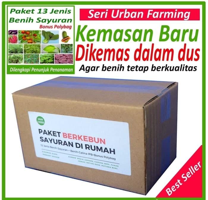 Paket Super 13 Jenis Bibit Unggul (pokcoy, cabe, kangkung, pepaya dll)