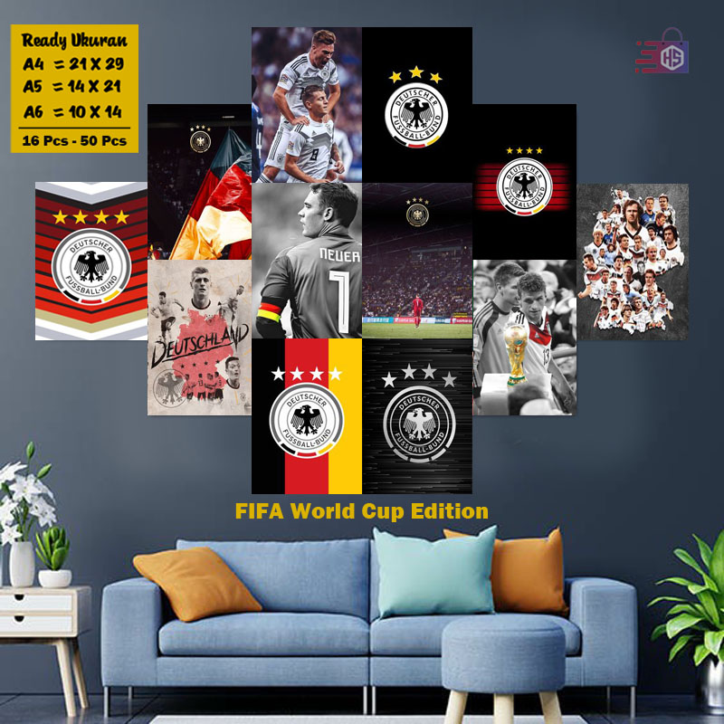 Poster Dinding Kamar Tema Timnas Jerman - Poster Kamar Timnas Jerman