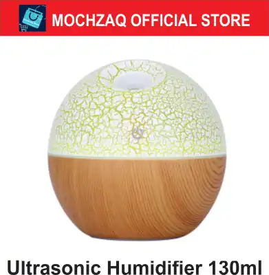 Taffware Ultrasonic Humidifier Aroma Essential Oil Diffuser RGB Light 130ml - J-008 - Wooden