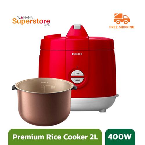 Philips Rice Cooker - HD3129/32 Premium - Red