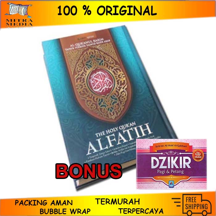 Al Fatih Al Qur'an Terjemah Tajwid Kode Ukuran Besar A4 Bonus Dzikir ...