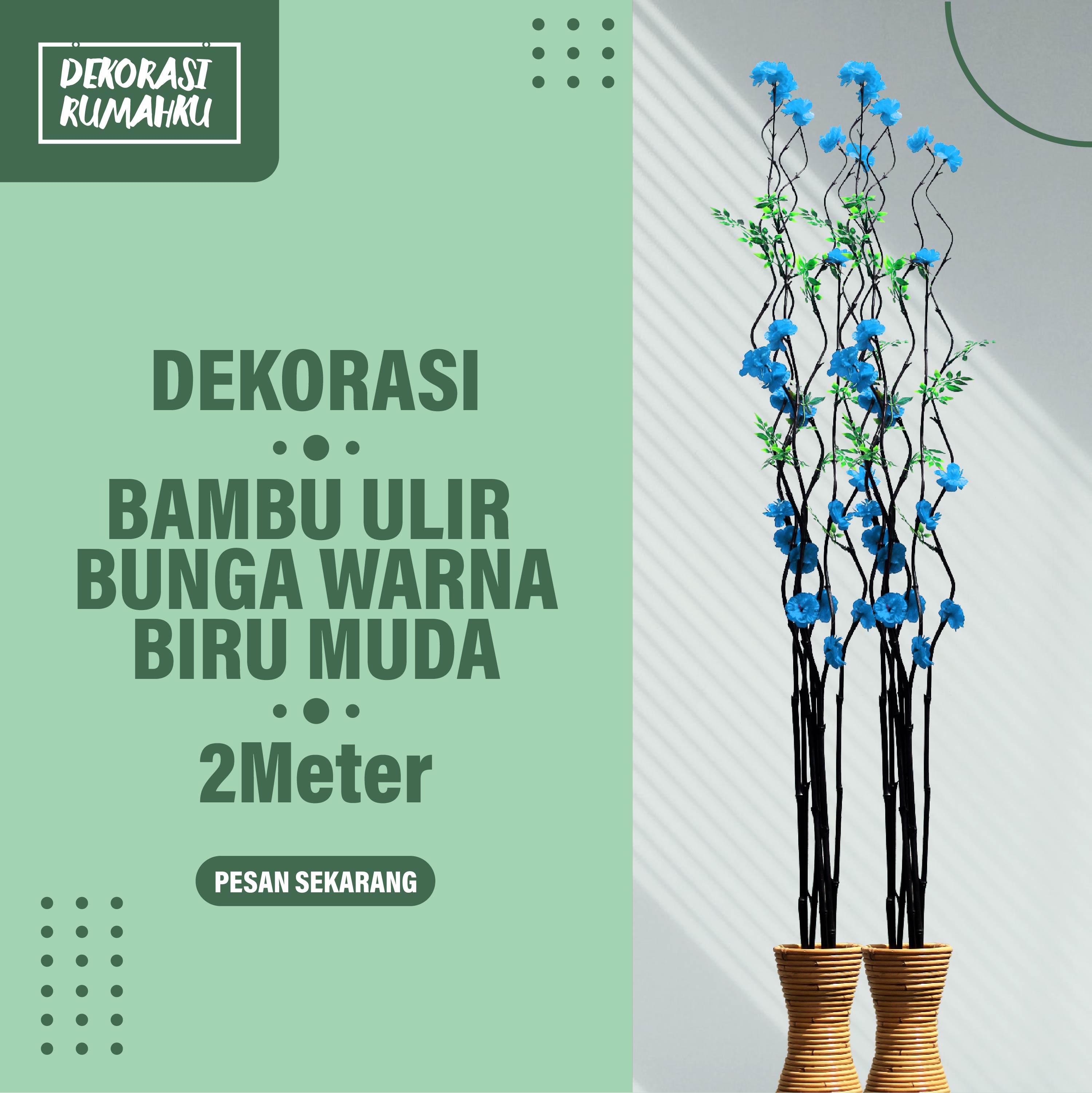 Bunga Bambu Ulir 20 batang Bambu Anyelir Berbagai macam warna Bunga ...