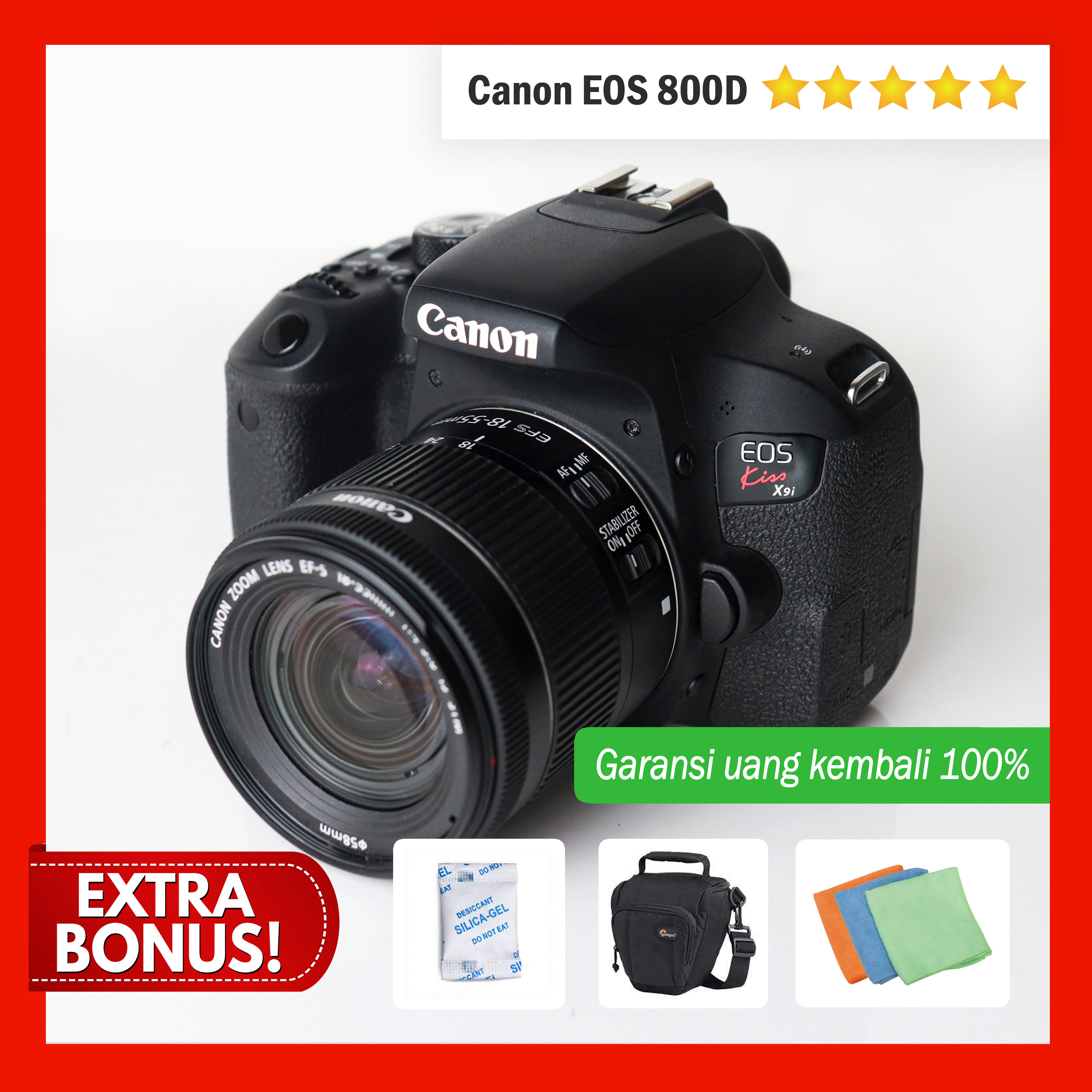 Kamera DSLR Canon Eos 800D Terbaik Lazada Indonesia