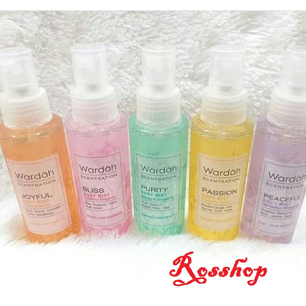 wardah body mist passion