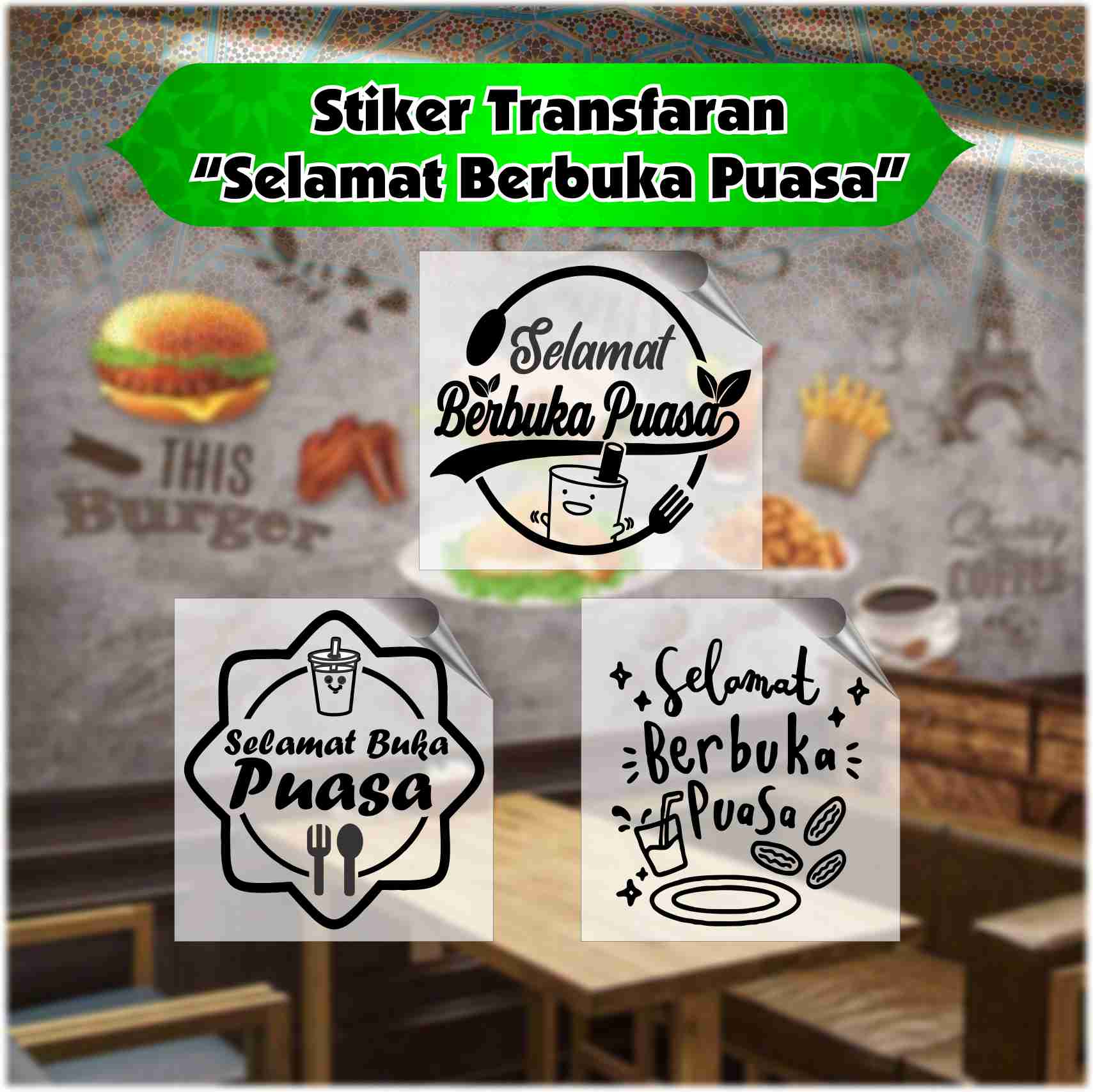 Stiker Transfaran Selamat Berbuka Puasa isi 100 pcs | Lazada Indonesia